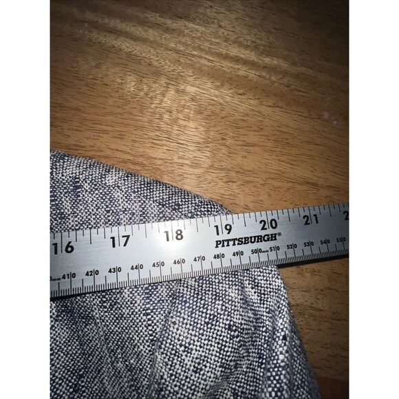 Vintage Ashford and Reede 100% Pure Silk Tweed Sport Coat Blazer Navy&White 44R - Picture 8 of 9